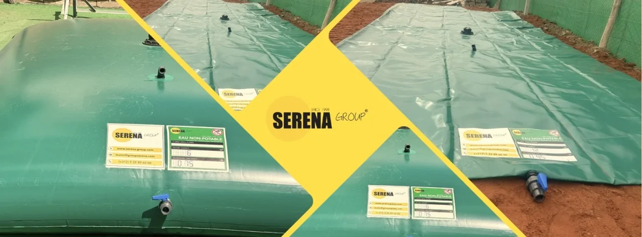 Citernes souples Serena pour stockage d’eau non potable